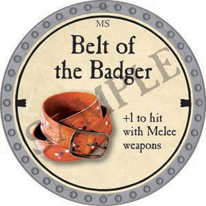 Belt of the Badger - 2020 (Platinum) - C
