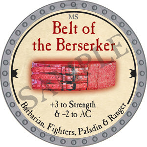 Belt of the Berserker - 2018 (Platinum) - C37