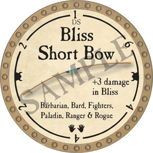 Bliss Short Bow - 2018 (Gold) - C