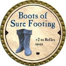 Boots of Sure Footing - 2008 (Gold) - C37