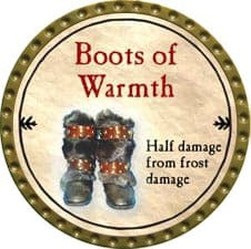 Boots of Warmth - 2009 (Gold)