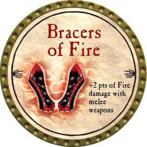Bracers of Fire - 2012 (Gold) - C117