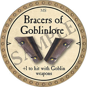 Bracers of Goblinlore - 2021 (Gold)