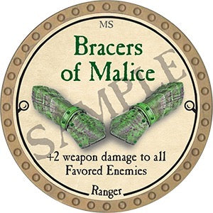 Bracers of Malice - 2023 (Gold) - UC
