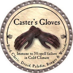 Caster’s Gloves - 2012 (Platinum) - C37