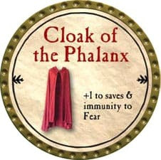 Cloak of the Phalanx - 2009 (Gold)