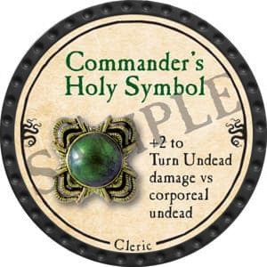Commander’s Holy Symbol - 2016 (Onyx) - C26