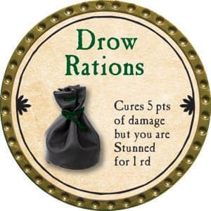 Drow Rations - 2015 (Gold) - UC