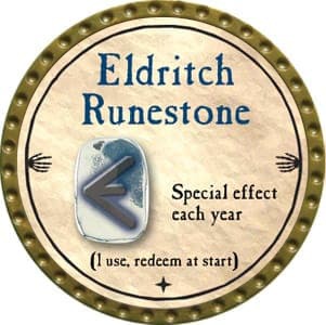 Eldritch Runestone - 2012 (Gold) - C117