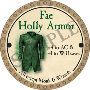 Fae Holly Armor - 2017 (Gold) - UC
