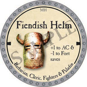 Fiendish Helm - 2020 (Platinum) - C