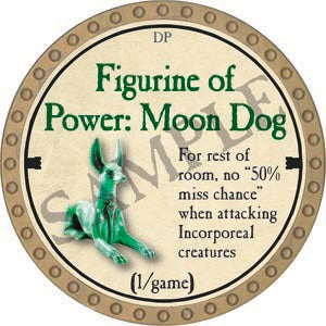 Figurine of Power: Moon Dog - 2020 (Gold) - C60