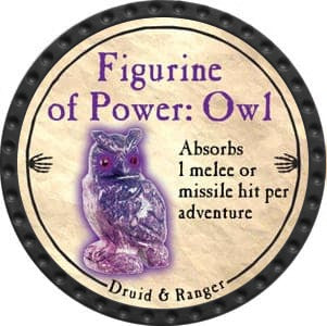 Figurine of Power: Owl - 2012 (Onyx) - C117