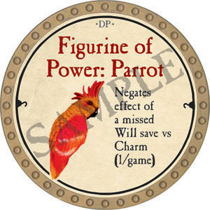 Figurine of Power: Parrot - 2022 (Gold) - C007