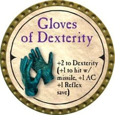Gloves of Dexterity - 2007 (Gold) - C117