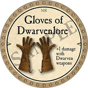 Gloves of Dwarvenlore - 2021 (Gold)