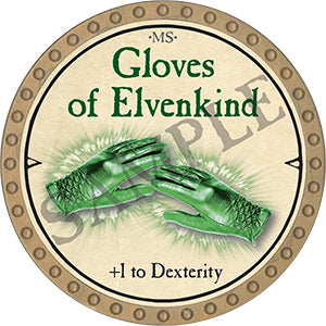 Gloves of Elvenkind - 2021 (Gold) - C26