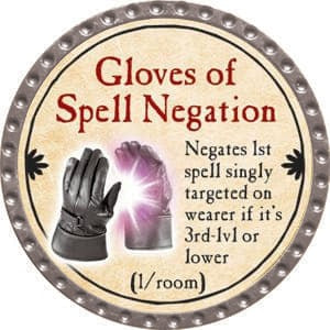 Gloves of Spell Negation - 2015 (Platinum) - C37