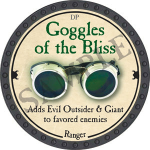 Goggles of the Bliss - 2018 (Onyx) - C26