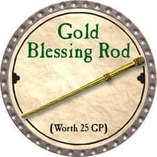 Gold Blessing Rod - 2008 (Platinum) - C17