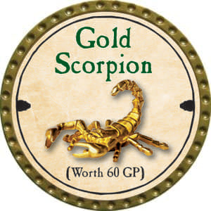 Gold Scorpion - 2014 (Gold) - C35