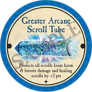 Greater Arcane Scroll Tube - 2017 (Light Blue) - C117