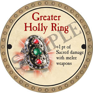 Greater Holly Ring - 2017 (Gold) - C37