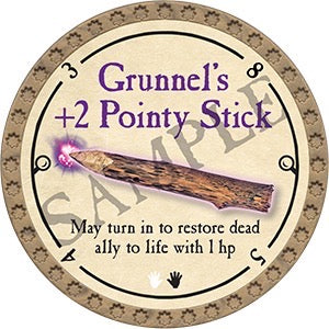 Grunnel's +2 Pointy Stick - 2023 (Gold) - C3