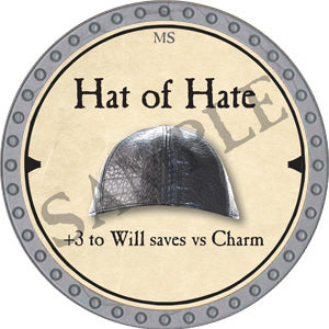 Hat of Hate - 2019 (Platinum) - C