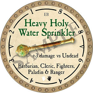 Heavy Holy Water Sprinkler - 2021 (Gold) - UC