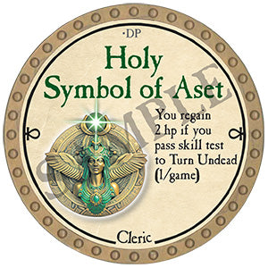 Holy Symbol of Aset - 2024 (Gold) - UC