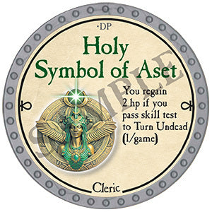 Holy Symbol of Aset - 2024 (Platinum) - UC