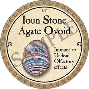 Ioun Stone Agate Ovoid - 2023 (Gold) - C