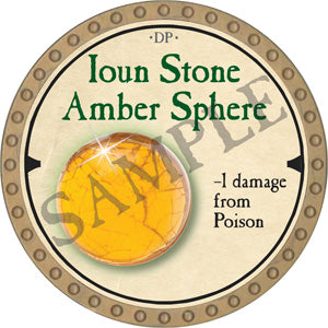 Ioun Stone Amber Sphere - 2019 (Gold) - C26