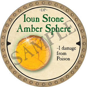 Ioun Stone Amber Sphere - 2019 (Gold) - T