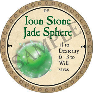 Ioun Stone Jade Sphere - 2022 (Gold) - C17