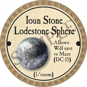 Ioun Stone Lodestone Sphere - 2017 (Gold)