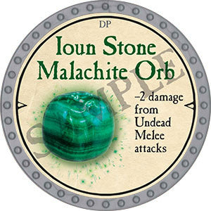 Ioun Stone Malachite Orb - 2021 (Platinum)