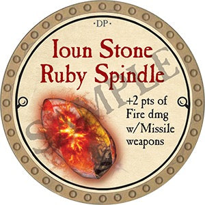 Ioun Stone Ruby Spindle - 2023 (Gold) - T