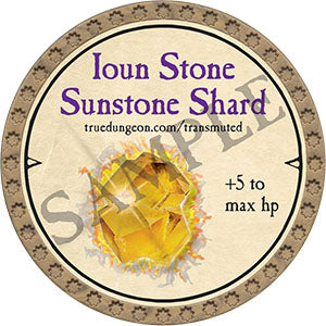 Ioun Stone Sunstone Shard - 2021 (Gold)