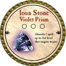 Ioun Stone Violet Prism - 2009 (Gold) - C74