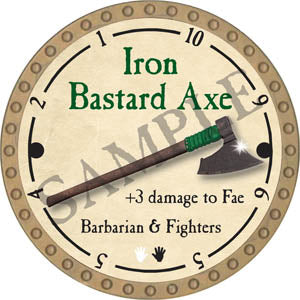 Iron Bastard Axe - 2017 (Gold) - UC