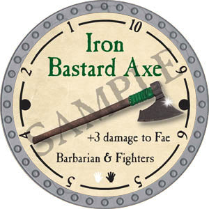 Iron Bastard Axe - 2017 (Platinum) - UC