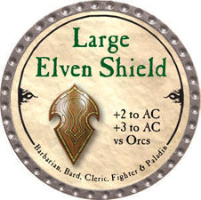 Large Elven Shield - 2010 (Platinum) - UC