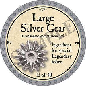 Large Silver Gear - 2022 (Platinum) - C37