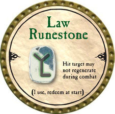 Law Runestone - 2010 (Gold)