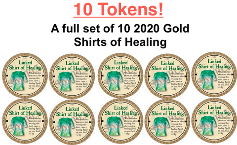 Linked Shirt of Healing Set - 10 Tokens - 2020 (Gold) - C22