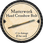 Masterwork Hand Crossbow Bolt - 2015 (Onyx) - C26