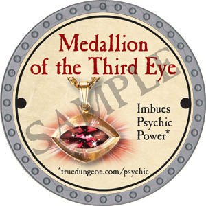 Medallion of the Third Eye - 2017 (Platinum) - C116