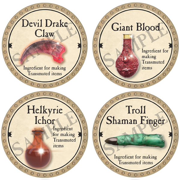 Monster Trophy Set - 2018 (Gold) - C37